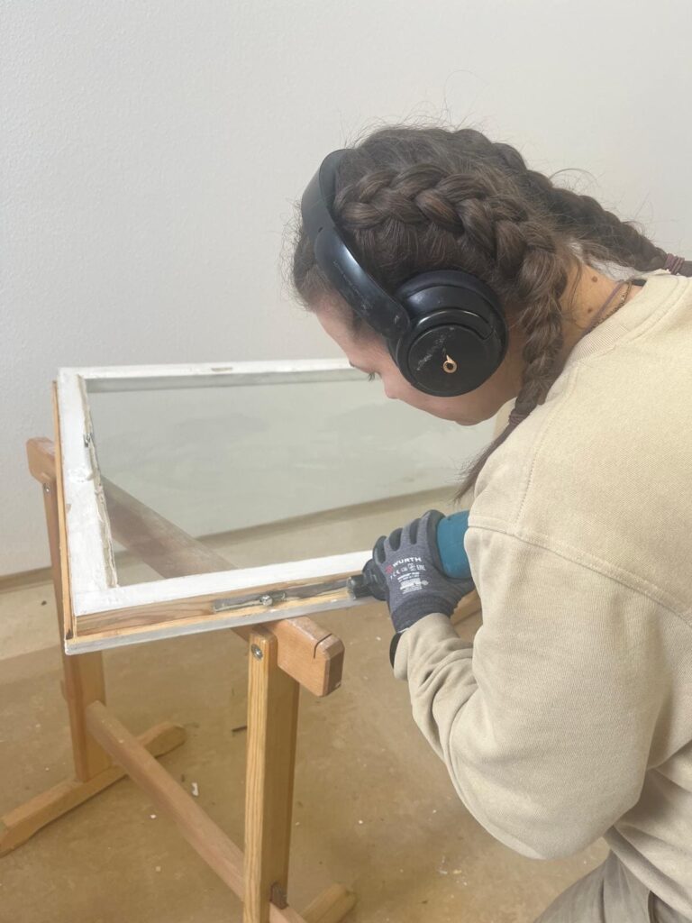 Historische Fenster im Schwartzkopfwerk in Wildau